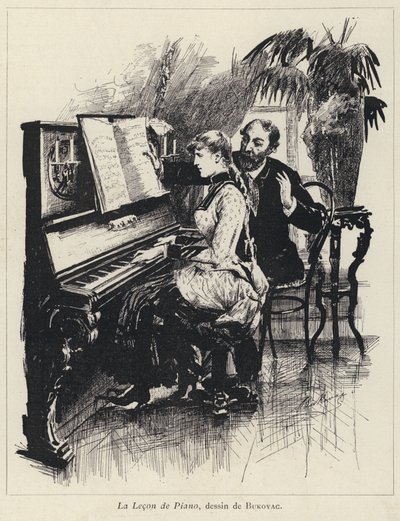 The Piano Lesson by European School